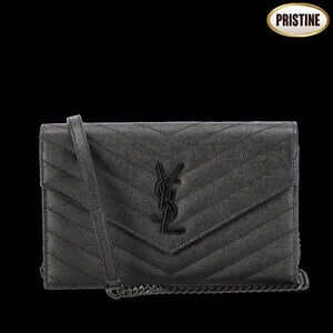 SAINT LAURENT Cassandra Envelope Chain Wallet Bag